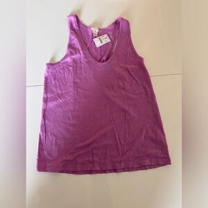 NEW J Crew Tissue Tank M Orchid Purple